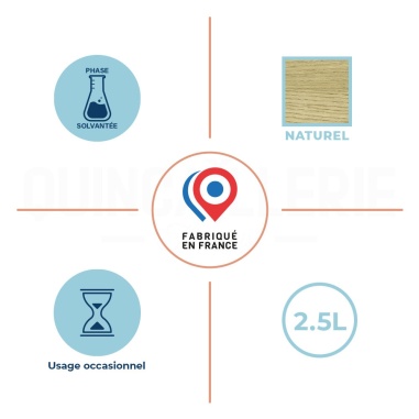 Phase solvantée, usage occasionnel, teinte naturelle