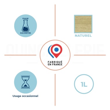 Phase solvantée, usage occasionnel, teinte naturelle