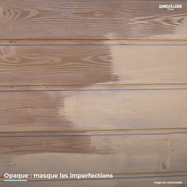 Opaque : masque les imperfections