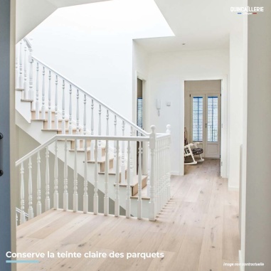 Vitrificateur satiné Blanchon Athen 5L - Utilisation sur les parquets clairs