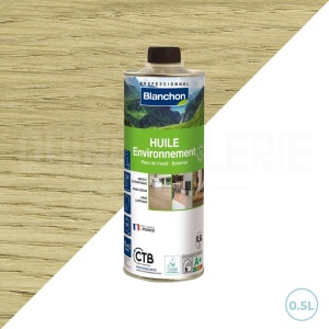 Huile biosourcée bois naturel - Protection durable éco-responsable - Blanchon 0,5L