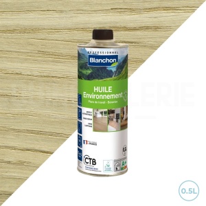 Huile environnement Blanchon - Ultra mat - Formule biosourcée 0,5L