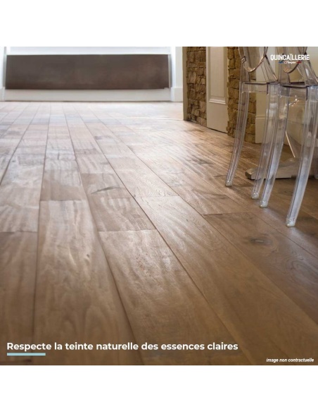Respecte la teinte naturelle des essences claires