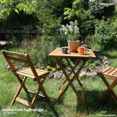 Protection hydrofuge - Huile pour teck - Mobilier de jardin 2,5L Blanchon