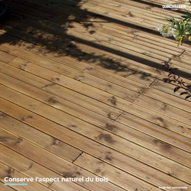 Conserve l'aspect naturel du bois