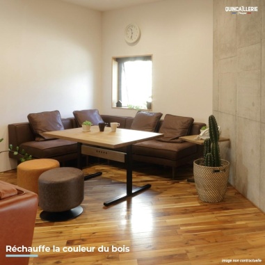 Réchauffe la couleur du bois