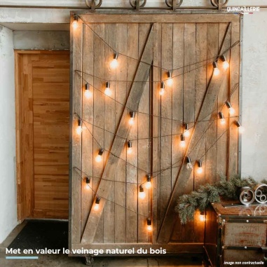 Met en valeur le veinage naturel du bois