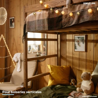 pour boiseries verticales