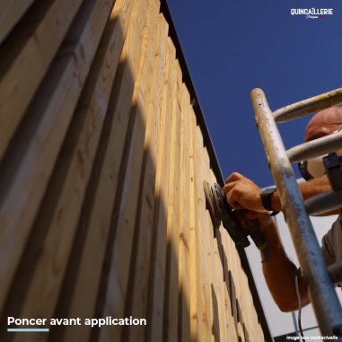 Poncer avant application