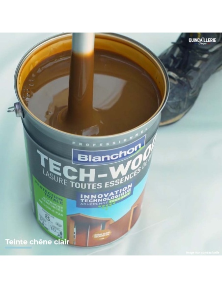 Lasure tech-wood Blanchon - Chêne clair 5L
