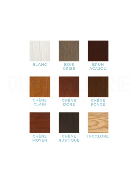 Nuancier lasure TechWood Blanchon
