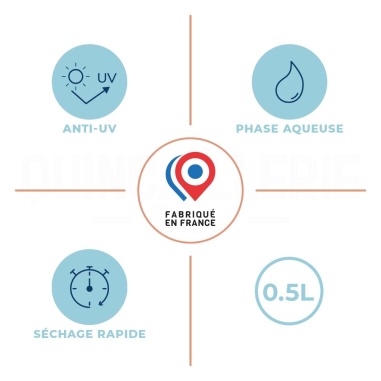 Anti UV, phase aqueuse, séchage rapide