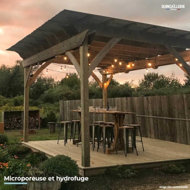 Microporeuse et hydrofuge