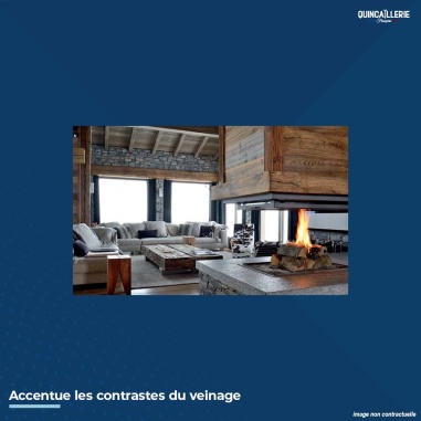 Mise en situation maison en bois avec le vieillisseur bois Blanchon