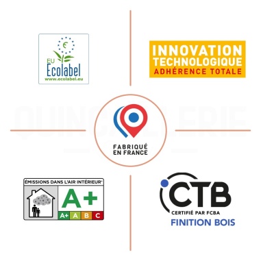 Caractéristiques de la Peinture pour toutes boiseries environnement ral 1015 ivoire clair 1L - Blanchon