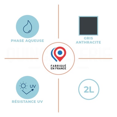 Caractéristiques de la Peinture Blanchon multiples supports ral 7016 gris anthracite 2L