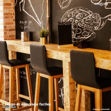 Lavage et essuyage faciles