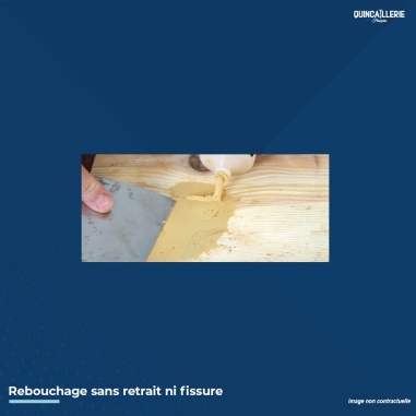 Image illustrative rebouchage sans retrait ni fissure