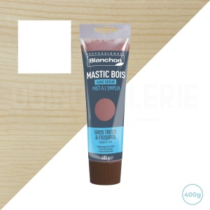 Mastic à bois blanc Blanchon 400g