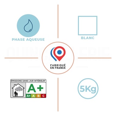 Caractéristiques Pâte à rénover Blanchon 5kg - Bois / métal / plâtre / béton / ciment