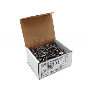 Vis bois aggloméré - Inox A2 4X45 - Boîte 200 2