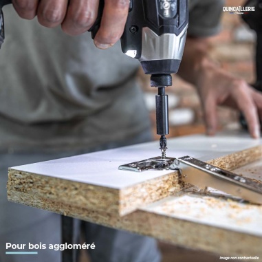 Utilisation des vis avec bois agglo - Vis bois aggloméré - Inox A2 4X45 - Boîte 200