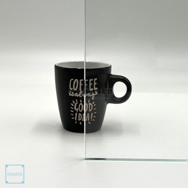 Verre de serre horticole 610x610 - 4mm