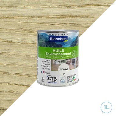 Blanchon biosourcée huile - Ultra mat 1L