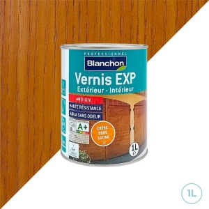 Blanchon vernis EXP bois intérieur et extérieur - Satiné chêne doré 1L