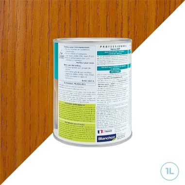 Blanchon vernis EXP bois intérieur et extérieur - Satiné chêne doré 1L