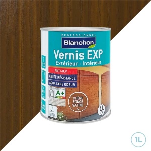 Vernis satiné chêne foncé 1L - EXP Blanchon