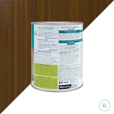 Vernis satiné chêne foncé 1L - EXP Blanchon