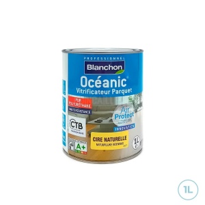 Blanchon vitrificateur Océanic cire naturelle 1L - Parquets, planchers, escaliers