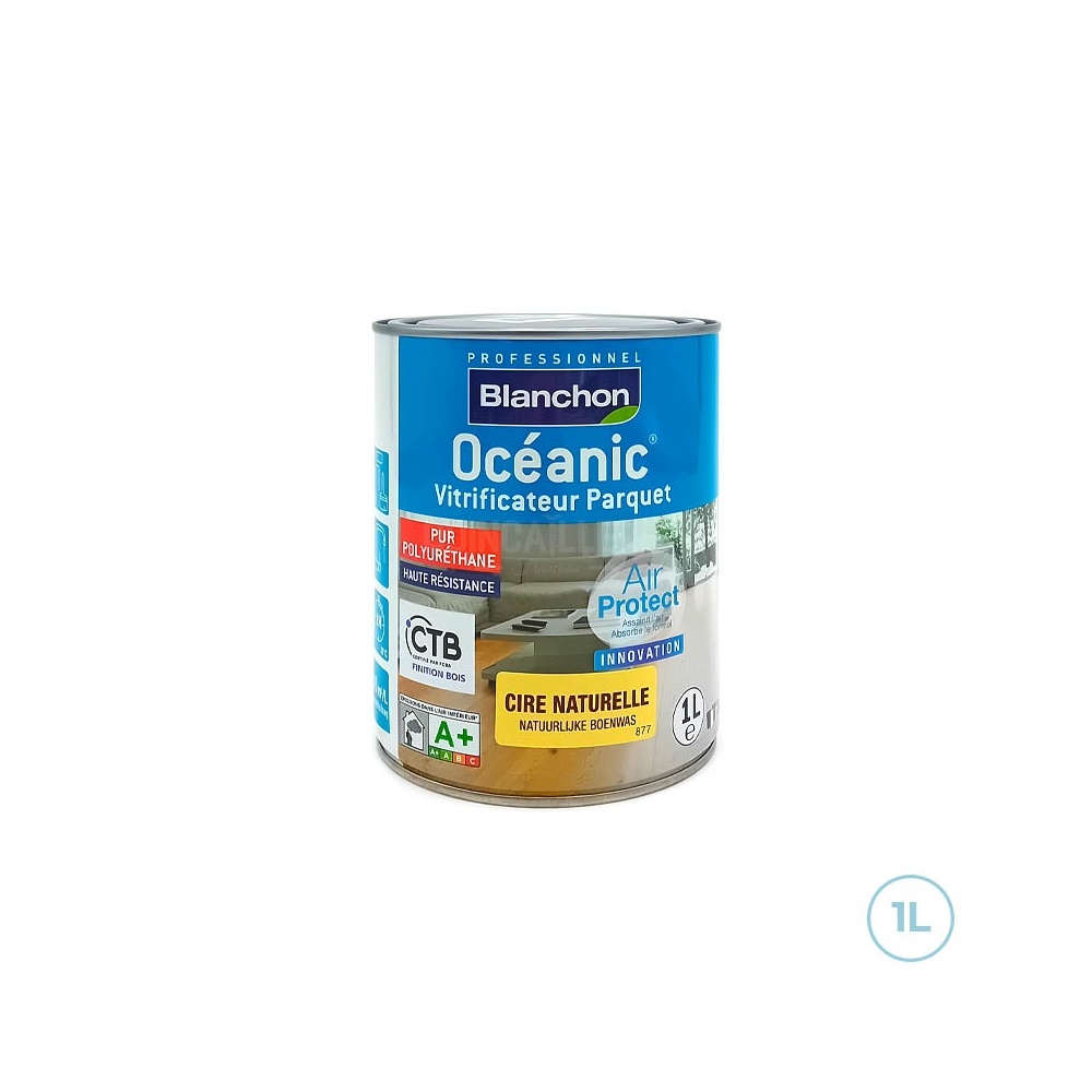 VITRIFICATEUR OCEANIC PHASE AQUEUSE CIRE NATURELLE POT DE 5L