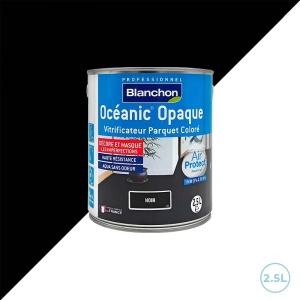 Vitrificateur Océanic coloré opaque noir Air Protect 2,5L - Blanchon