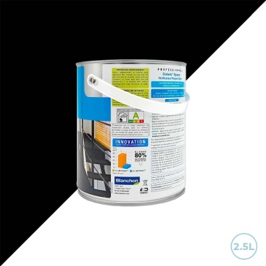 Vitrificateur Océanic coloré opaque noir Air Protect 2,5L - Blanchon