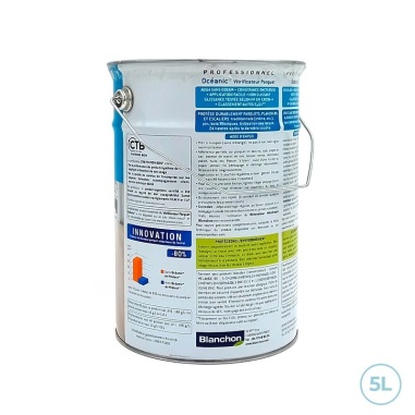 Vitrificateur rénovation parquets, planchers, escaliers - Blanchon Océanic Air Protect bois brut 5L
