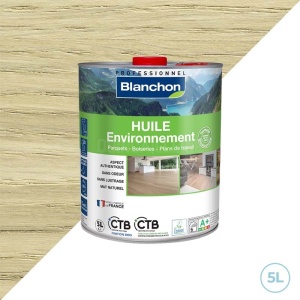 Huile environnement Blanchon biosourcée bois brut 5L