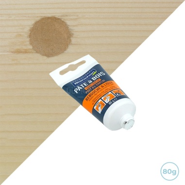 Pate à bois teinte naturel 80g - Comble rayures, fissures, trous