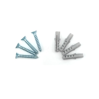 Pattes à glace en métal - Fixation murale pour panneaux et miroirs en verre