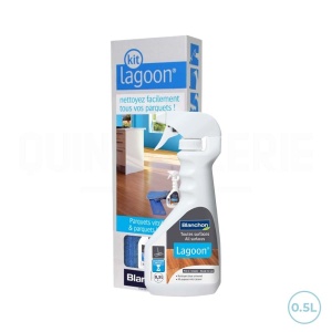 Kit lagoon - Nettoyant doux universel spray et balai avec serpillière microfibre - Blanchon