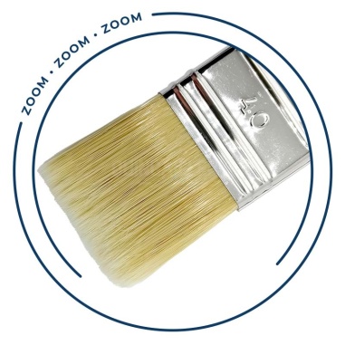 ZOOM Pinceau plat FSC pour chantier - T40