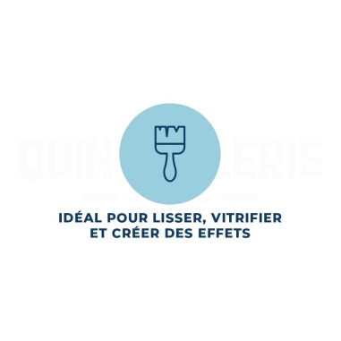 Idéal pour lisser, vitrifier et créer des effets