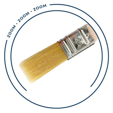 Zoom Pinceau plat FSC pour chantier - T20