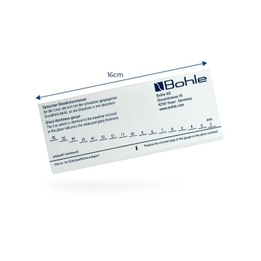 Dimensions Vitromètre / Plaque optique - Mesureur d'épaisseur de verre