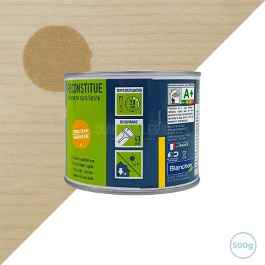 Mastic chêne clair en poudre 500g Blanchon