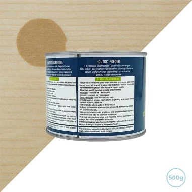 Mastic chêne clair en poudre 500g Blanchon