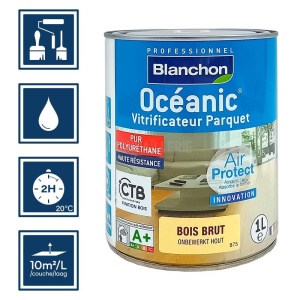Vitrificateur bois brut 1L - Blanchon Océanic Air Protect 2