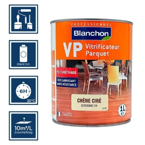 Vitrificateur parquet - Blanchon VP chêne ciré 1L 2