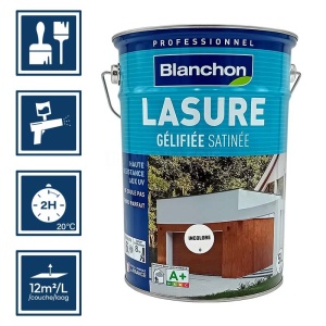 Lasure gélifiée Blanchon - Incolore 5L 2